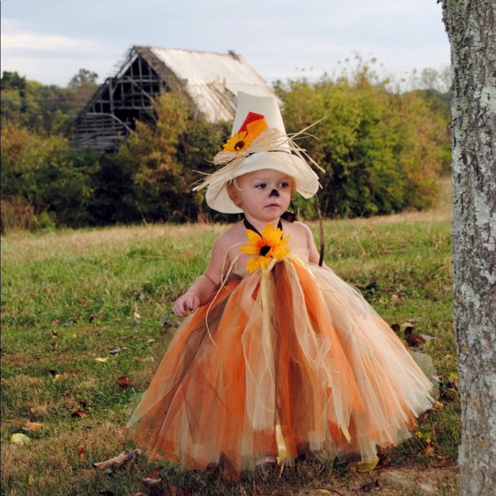 ‼️Sold‼️ Scarecrow Tutu Dress Wizard Oz Halloween